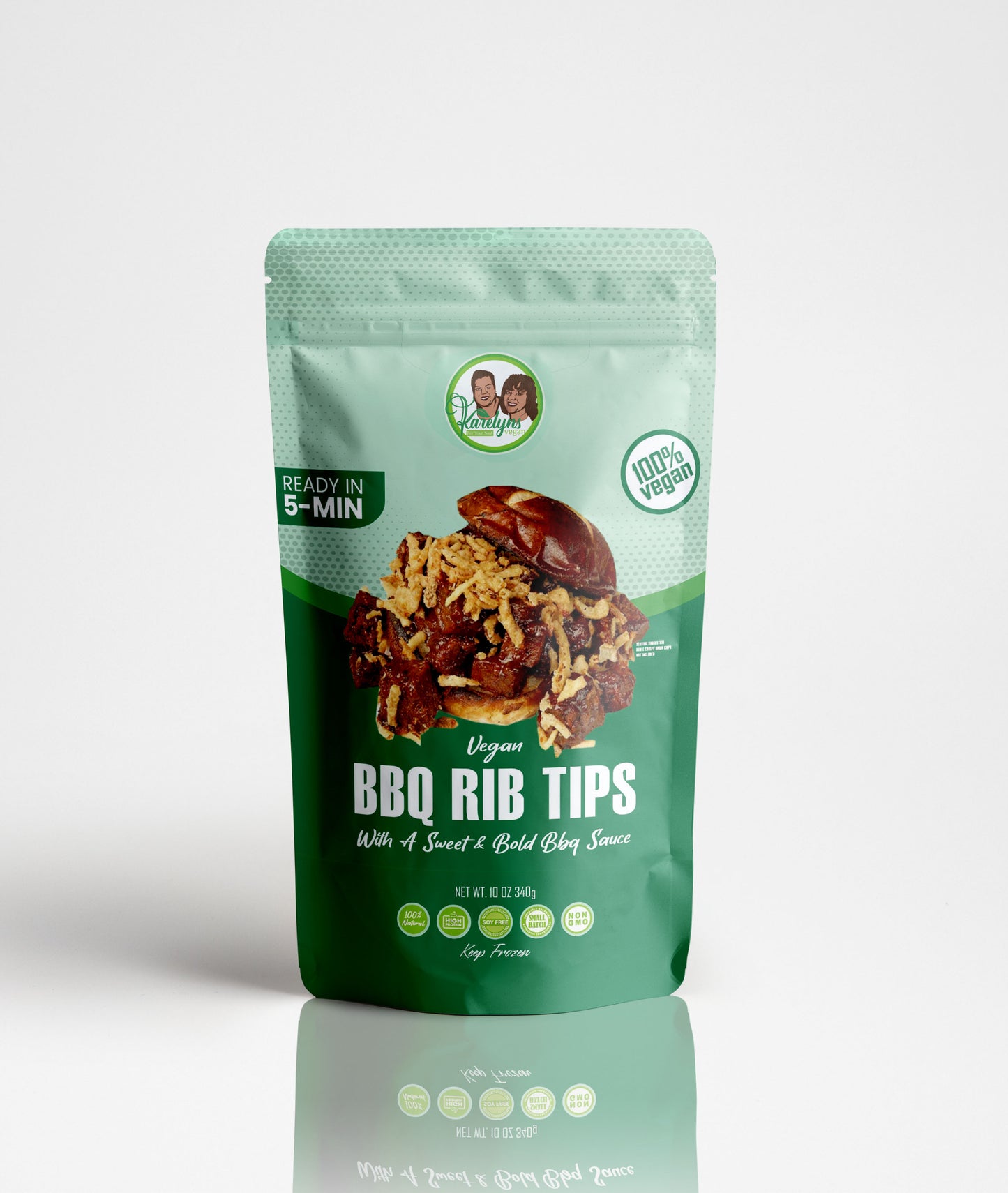 BBQ Rib Tips | Frozen Rib Tips | Karelyn's Vegan